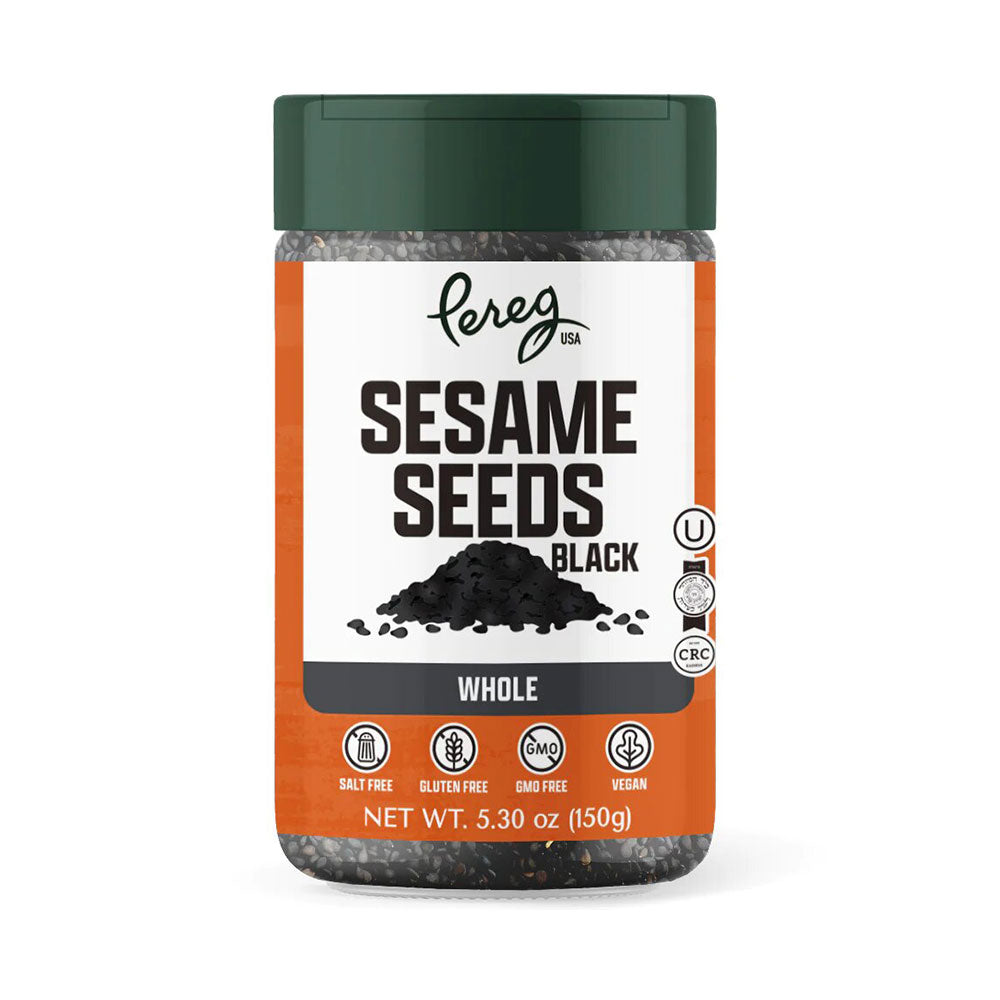 Pereg Whole Sesame Seeds Black 5.3 oz