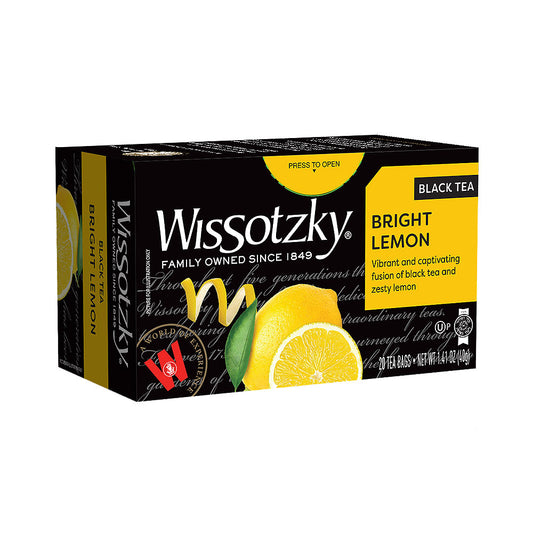 Wissotzky Bright Lemon Black Tea 20 Bags