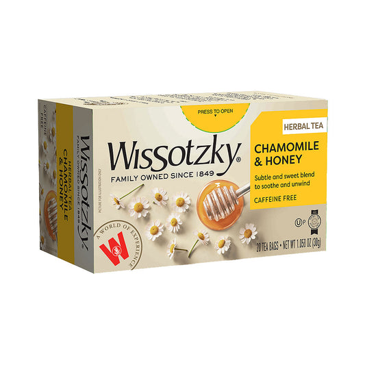 Wissotzky Chamomile Honey Herbal Tea 20 Bags