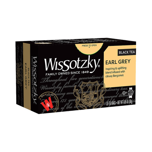 Wissotzky Earl Gray Black Tea 20 Bags