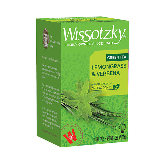 Wissotzky Lemongrass Verbena Green Tea 20 Bags